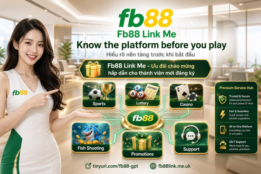 tổng quan nền tảng Fb88 Link Me giấy phép PAGCOR Isle of Man cá cược trực tuyến